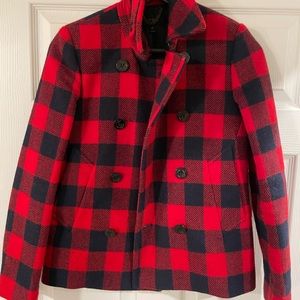 J Crew Buffalo Plaid Jacket